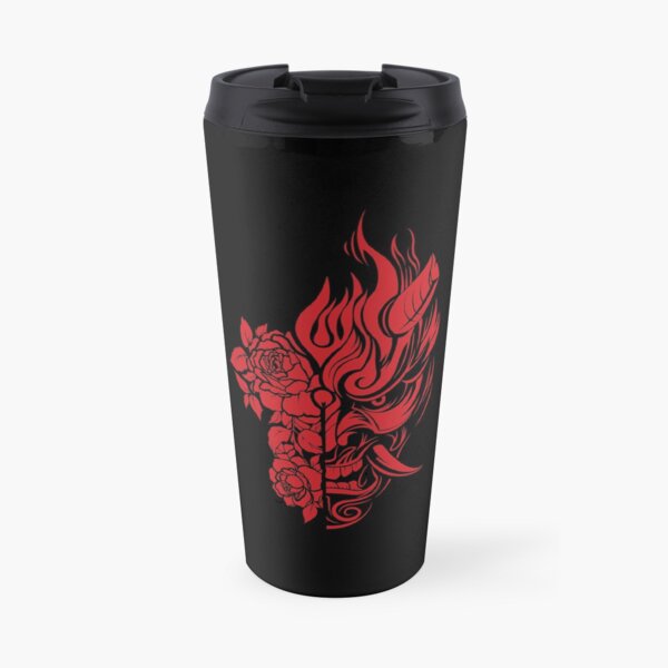 ONI FLOWER RED COLOR Travel Mug
