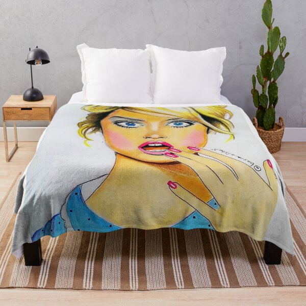 Item preview, Cheerful Blond Woman designed and sold by Iridescent Store.