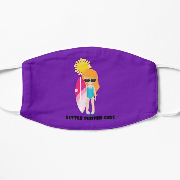 Little Redhead Surfer Girl Flat Mask