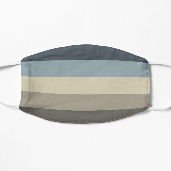 Cool Stone Tones Flat Mask