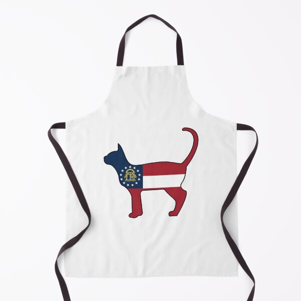 Item preview, State of Georgia Flag for Cat Lovers designed and sold by Gsallicat.