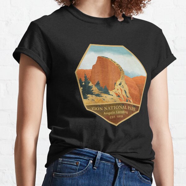 Zion National Park - Angels Landing - Iconic Landscape Classic T-Shirt
