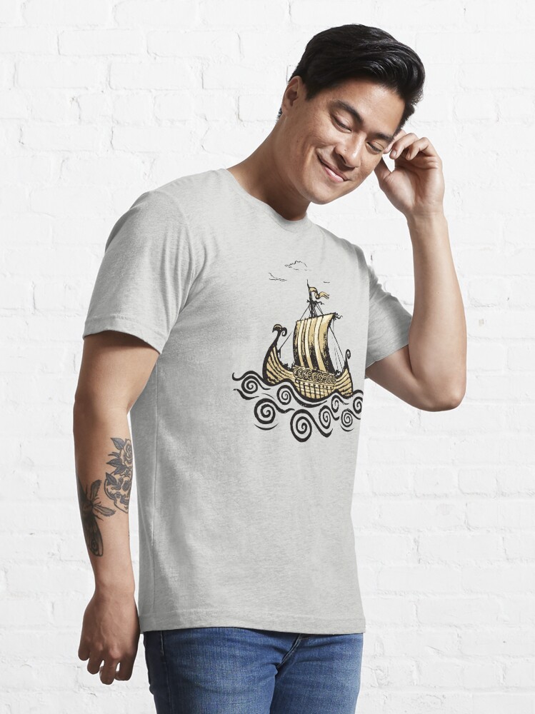 viking ship t shirt