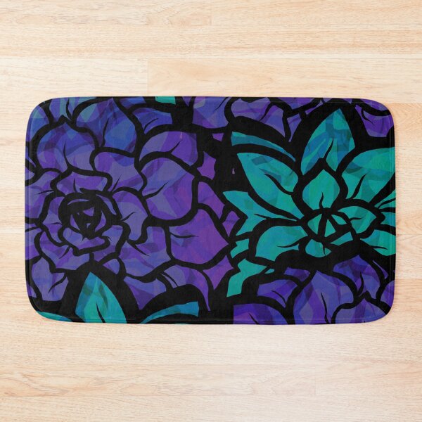 Item preview, Purple and Teal Petal Punch - Digitally Illustrated Abstract Flower Pattern for Home Decor, Clothing Fabric, Curtains, Bedding, Pillows, Upholstery, Phone Cases and Stationary designed and sold by cherdoodles.
