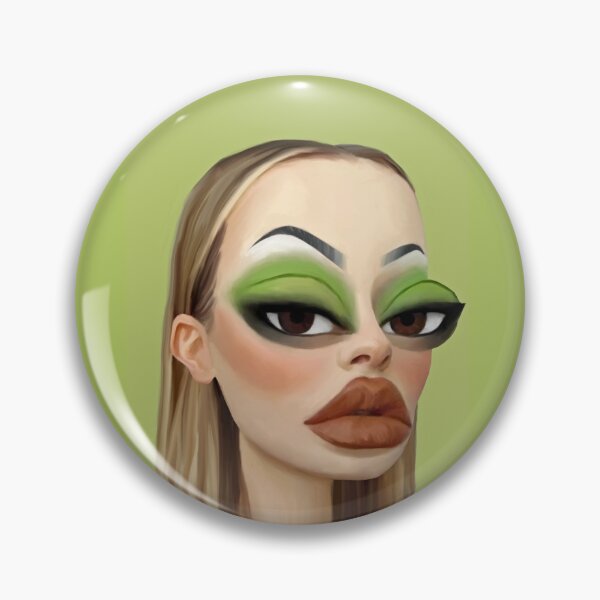 Item preview, green eyeshadow girl designed and sold by ChildishSpite.