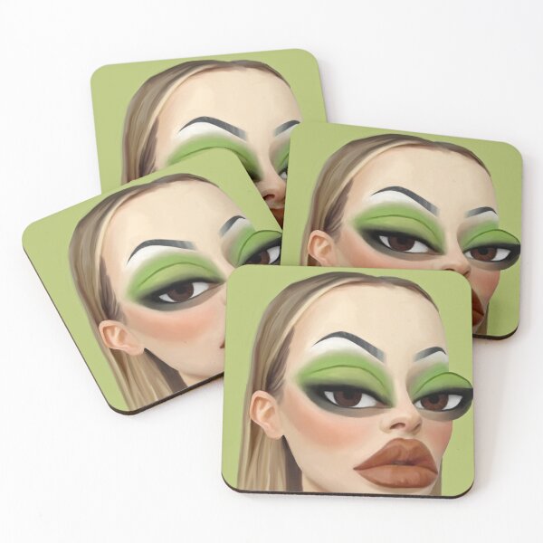 Item preview, green eyeshadow girl designed and sold by ChildishSpite.