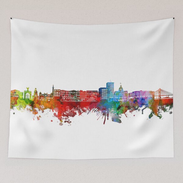 Item preview, savannah skyline watercolor designed and sold by BekimART2.