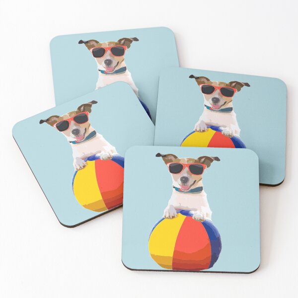 Item preview, The dog playing beach ball designed and sold by Karine Dupras.