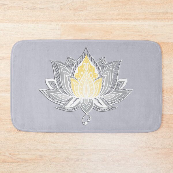 Item preview, Lotus Flower Mandala (Silver and Yellow) designed and sold by squishyrainbow.