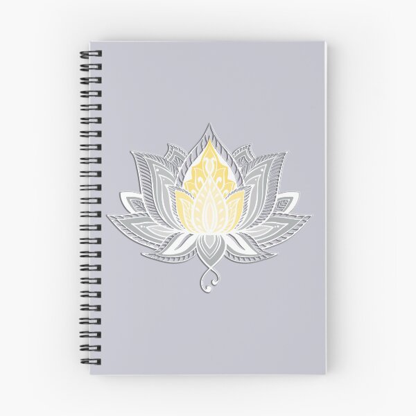 Item preview, Lotus Flower Mandala (Silver and Yellow) designed and sold by squishyrainbow.
