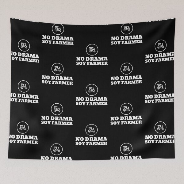 Item preview, No drama soy farmer designed and sold by TidyTees.