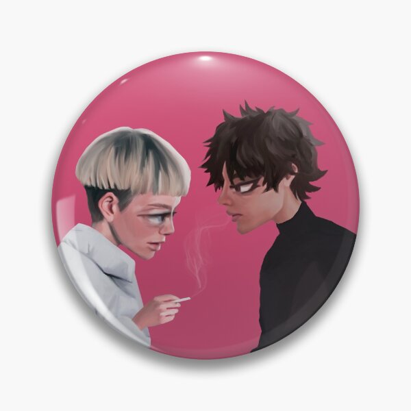 Item preview, two lads share a cheeky cig designed and sold by ChildishSpite.