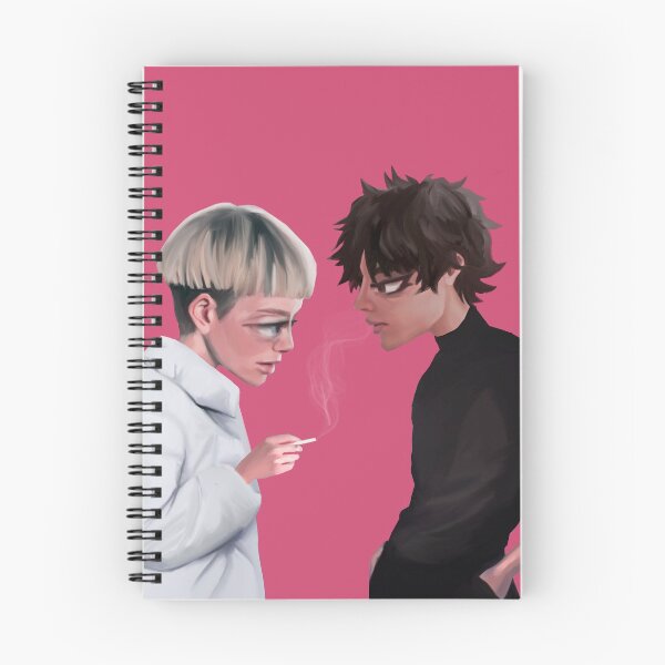 Item preview, two lads share a cheeky cig designed and sold by ChildishSpite.