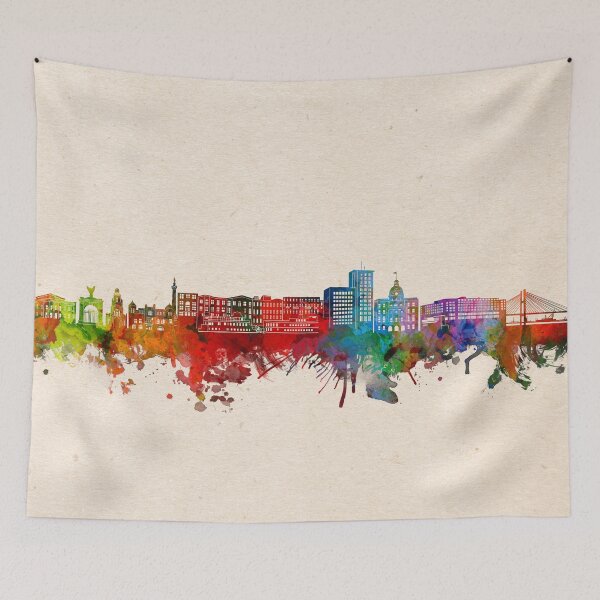 Item preview, savannah skyline watercolor 2 designed and sold by BekimART2.