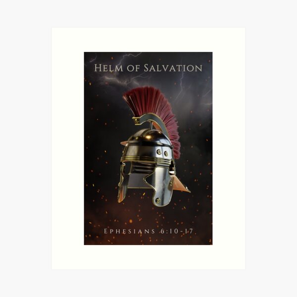 Item preview, Helmet of Salvation designed and sold by ArtOfKarlB.
