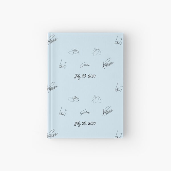 One Direction Signatures and Date Hardcover Journal