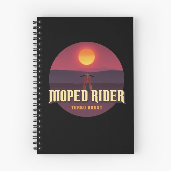 Item preview, Moped Rider Retro Moped Scooter 80's Vintage designed and sold by SafariOutfit.