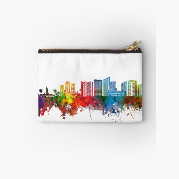 Item preview, honolulu skyline watercolor designed and sold by BekimART2.
