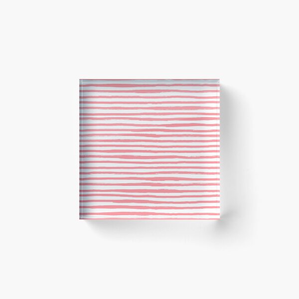 Item preview, Coral stripes designed and sold by Shelley Gilbert.