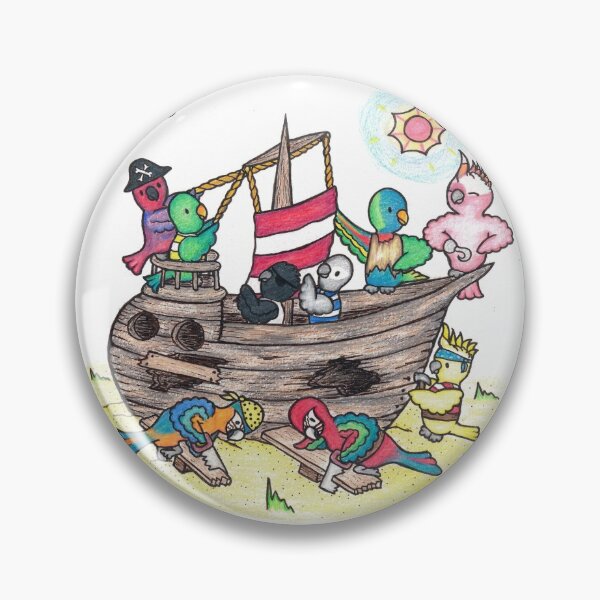Item preview, Pirate Parrots Repair designed and sold by The Saltwater Woman.