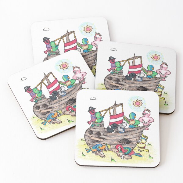 Item preview, Pirate Parrots Repair designed and sold by The Saltwater Woman.