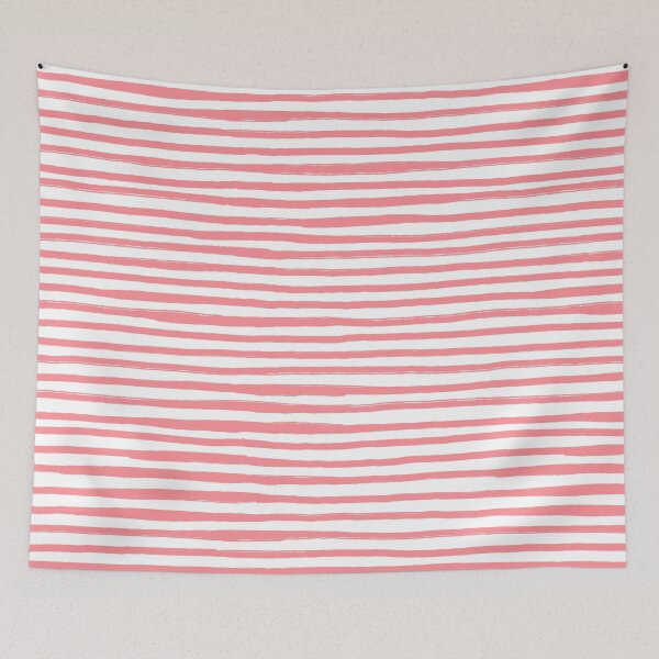 Item preview, Coral stripes designed and sold by Shelley Gilbert.