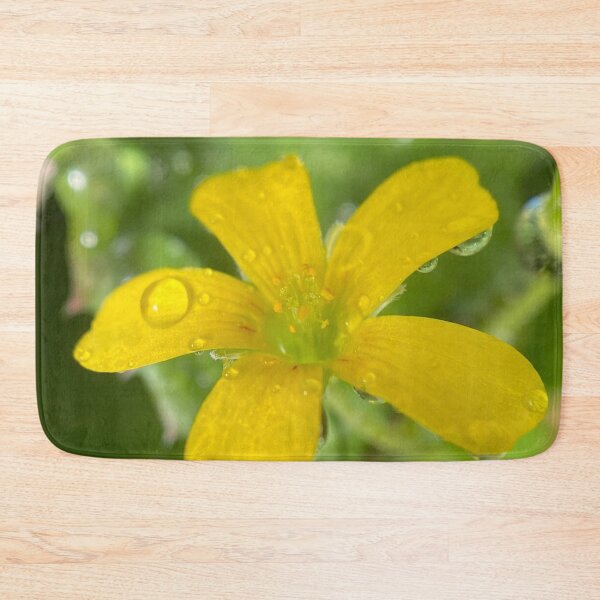 Item preview, Yellow Flower With Water Drops designed and sold by pinkyjainpan.