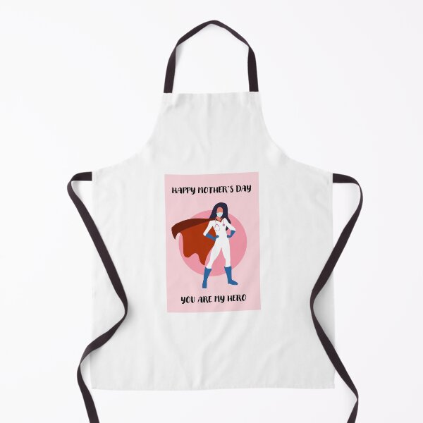 Item preview, Happy mother's day, you are my hero! (pink background) designed and sold by VisualMemo.