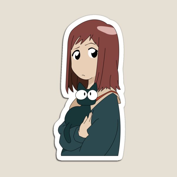 Anime Girl Sad Magnet for Sale by InsecurePuppet