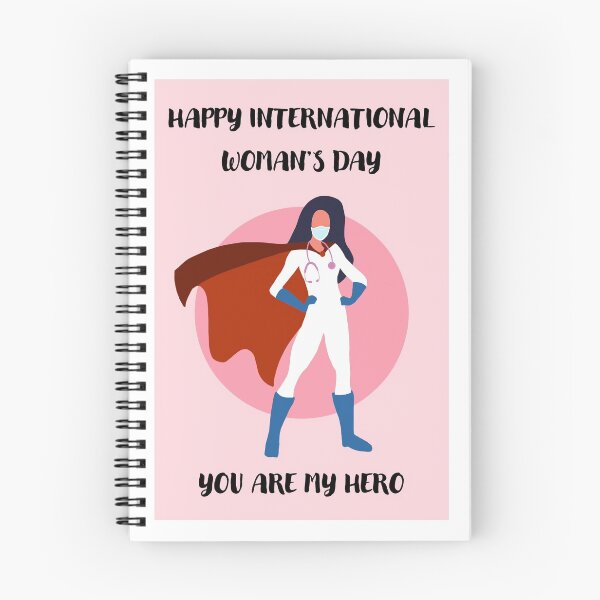 Item preview, Happy international woman's day, you are my hero! designed and sold by VisualMemo.