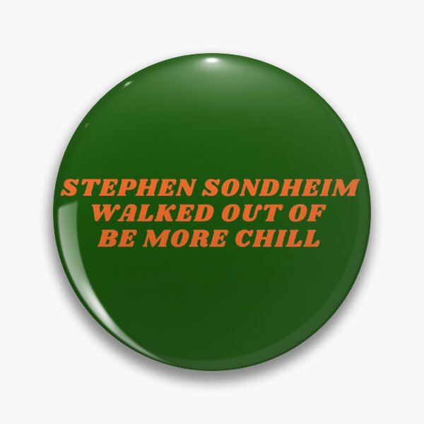 Artikelvorschau, Stephen Sondheim ging aus Be Chill heraus entworfen und verkauft von tragicomedy.