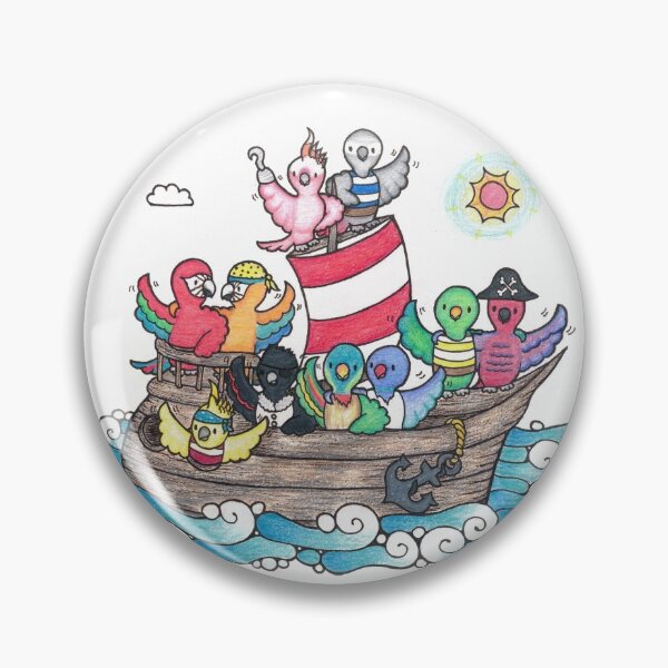 Item preview, Ten Pirate Parrots designed and sold by The Saltwater Woman.