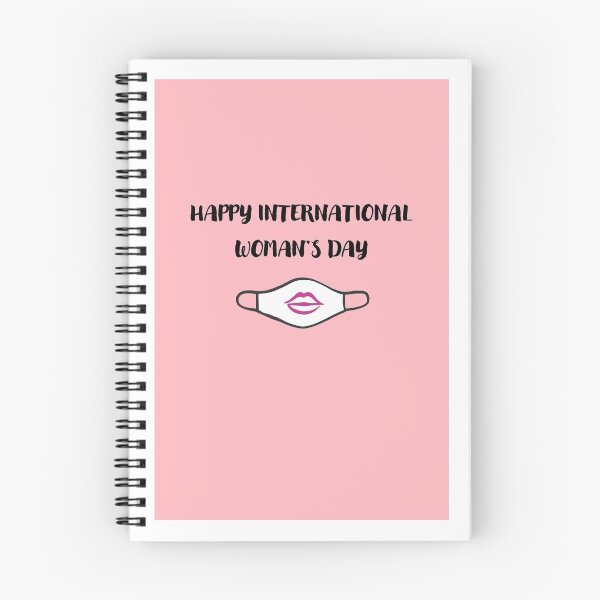 Item preview, Happy international woman's day (pink bankground) designed and sold by VisualMemo.