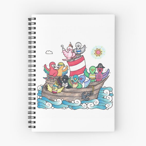 Item preview, Ten Pirate Parrots designed and sold by The Saltwater Woman.
