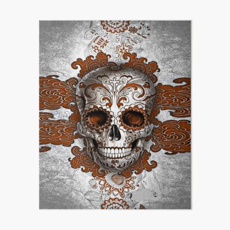 kulture skull head best selling Art Board Print