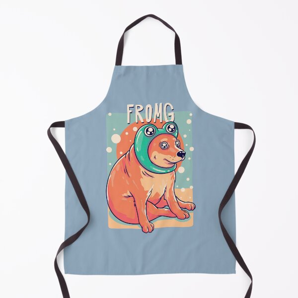 Item preview, Fromg Cheems | Yellow | Shibe | Shiba Inu | Baby Cheems | Frog Pepe | Wacky and Uncharacteristic Ironic Dank Meme Bonk designed and sold by Any Color Designs.