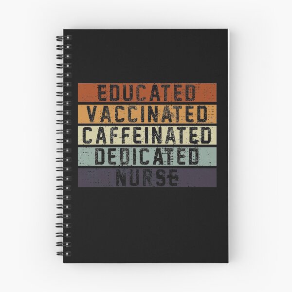 Item preview, Educated Vaccinated Caffeinated Dedicated Nurse designed and sold by rokojin.