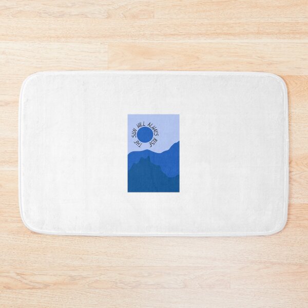 Item preview, Light Blue The Sun Will Always Rise Design designed and sold by madebymarolus.