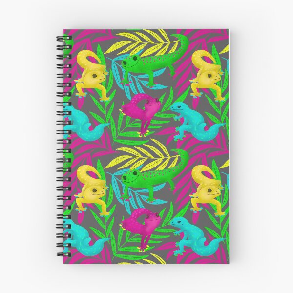 Item preview, Cool Neon Smiling Geckos designed and sold by CarolFreire.