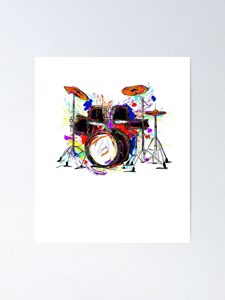 Rock and Roll Birthday T-Shirt Boys Drum Shirt Personalized Drum Set