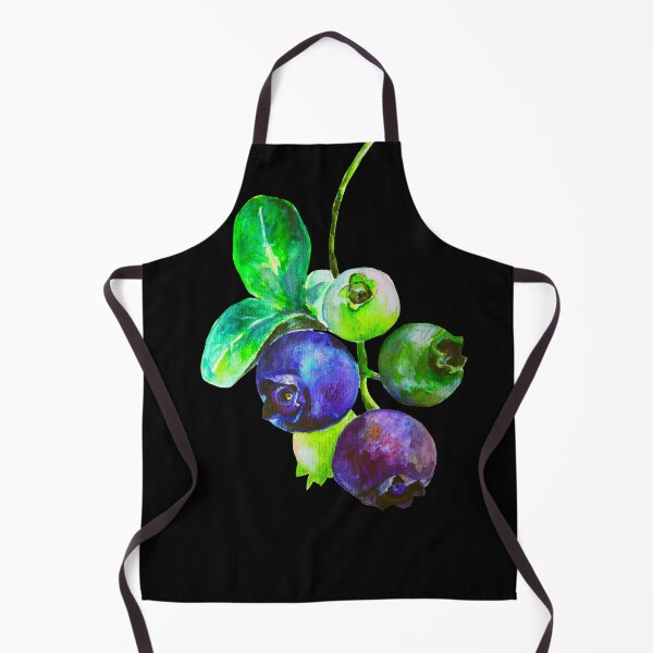 Item preview, Watercolor blueberries print designed and sold by Sitenkovamary.