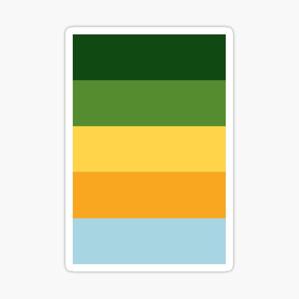 Springtime Colors Sticker