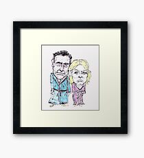 Mitt and Anne Romney- after the election Framed Print