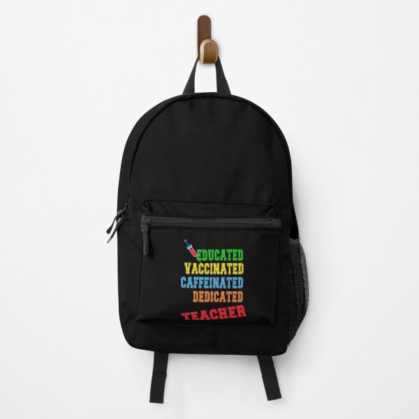 Item preview, Educated Vaccinated Caffeinated Dedicated Teacher designed and sold by orangeblue21.