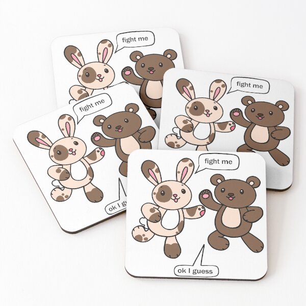 Item preview, bear vs bunny designed and sold by Rustmm.