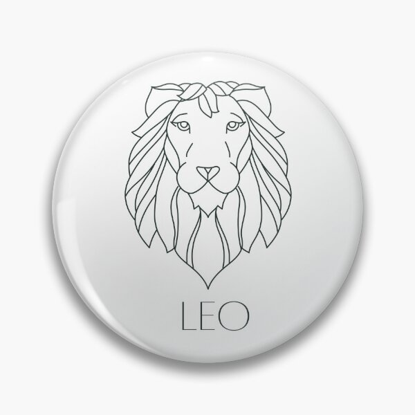 Item preview, Leo Astrology Zodiac Symbol Black & White designed and sold by downtowndarby.