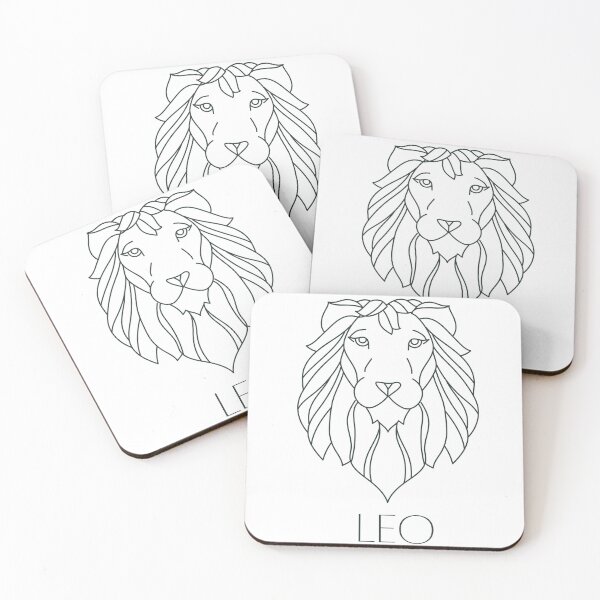 Item preview, Leo Astrology Zodiac Symbol Black & White designed and sold by downtowndarby.