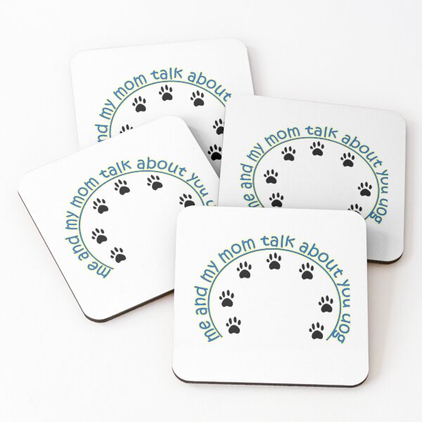 Item preview, me and my mom talk about you dog ,Dog Mom - My Dog and I talk About You ,Me and My Dog ,Funny Dog  designed and sold by Dahani-mo.