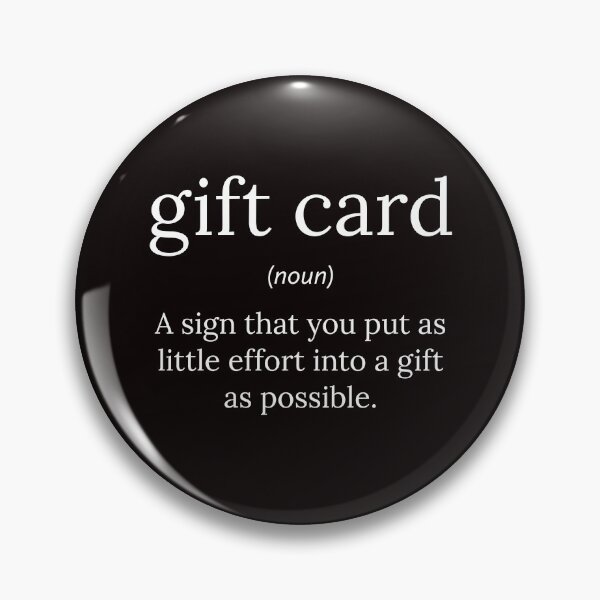 Item preview, Funny Definition: Gift Card designed and sold by T-ShirtGuy.