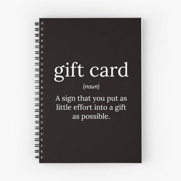 Item preview, Funny Definition: Gift Card designed and sold by T-ShirtGuy.